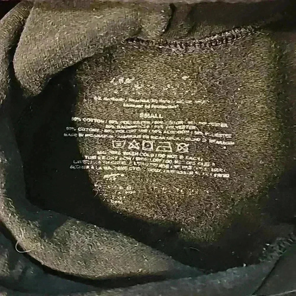 Unisex My Hero Academia Black Anime Hoodie Small - Picture 4 of 4